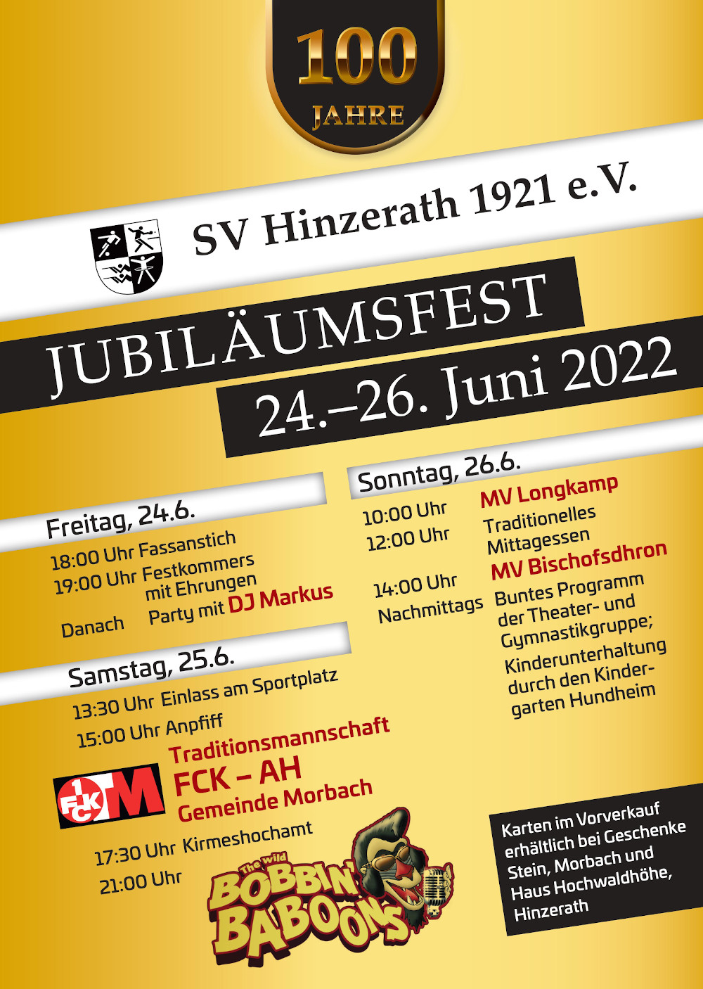 SV Hinzerath Plakat